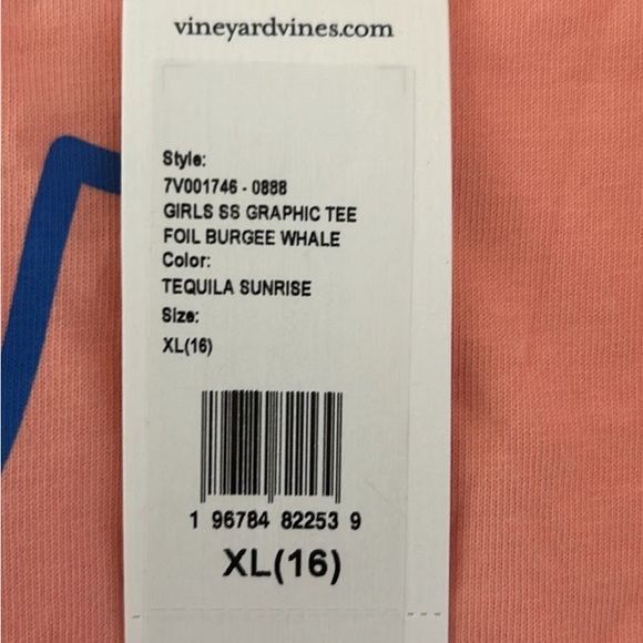 NWT vineyard, vine girls XL - Picture 3 of 3